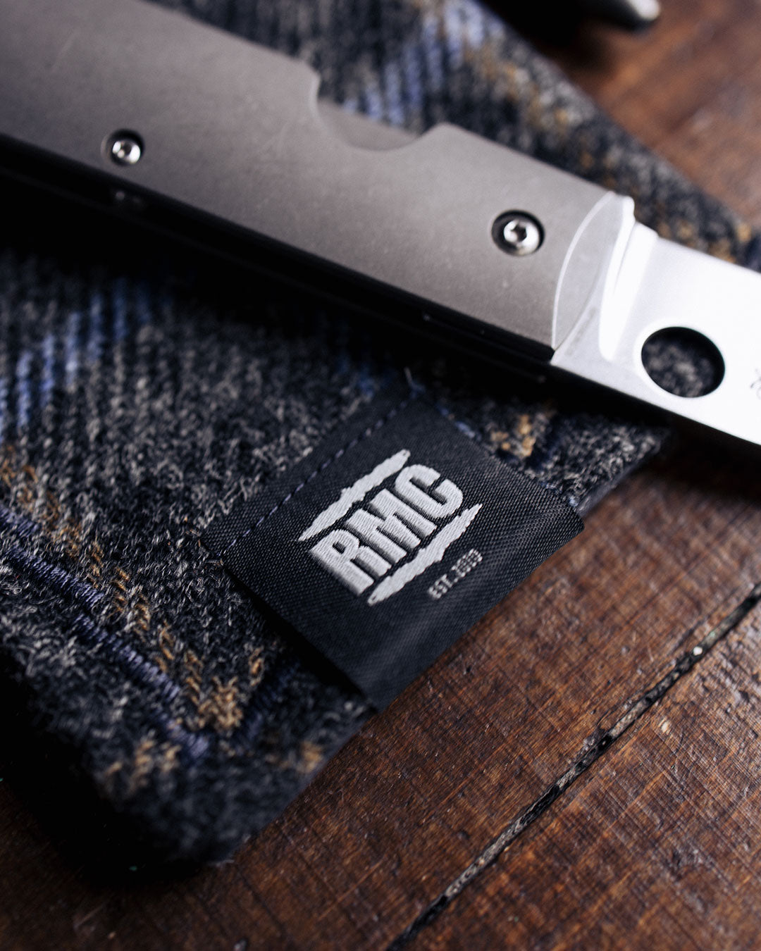 EDC Hank | Blau / Grau kariert | Tweed | 100% Shetland Wolle