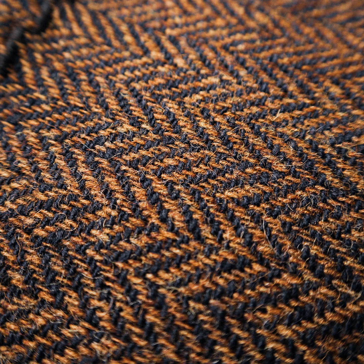 EDC Hank | Gelb Fischgrät | Tweed | 100% Shetland Wolle