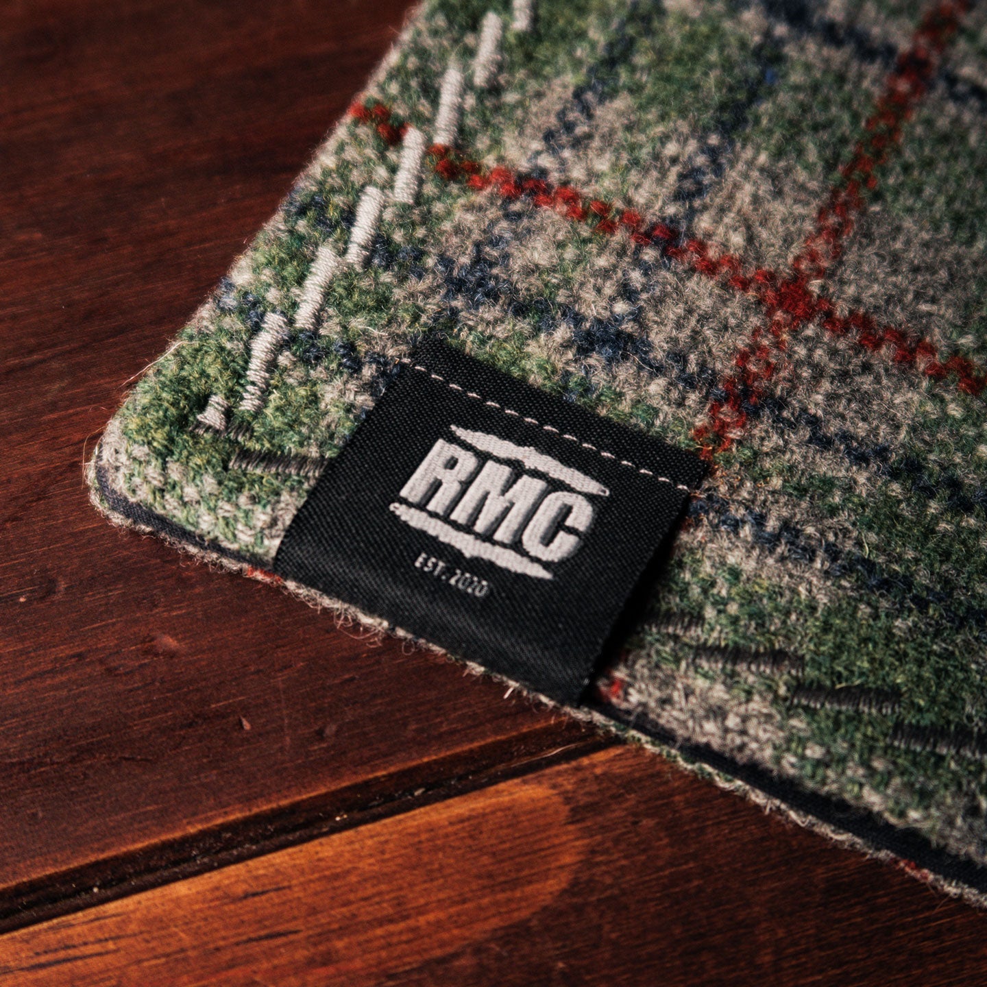 EDC Hank | Grün / Rot / Blau kariert | Tweed | 100% Shetland Wolle
