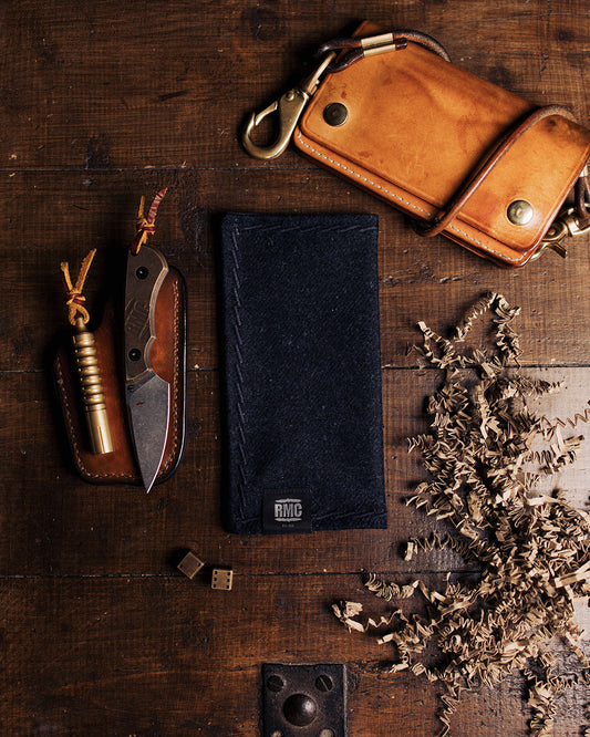 EDC Hank | Dunkelblau meliert | 100% Merino Wolle