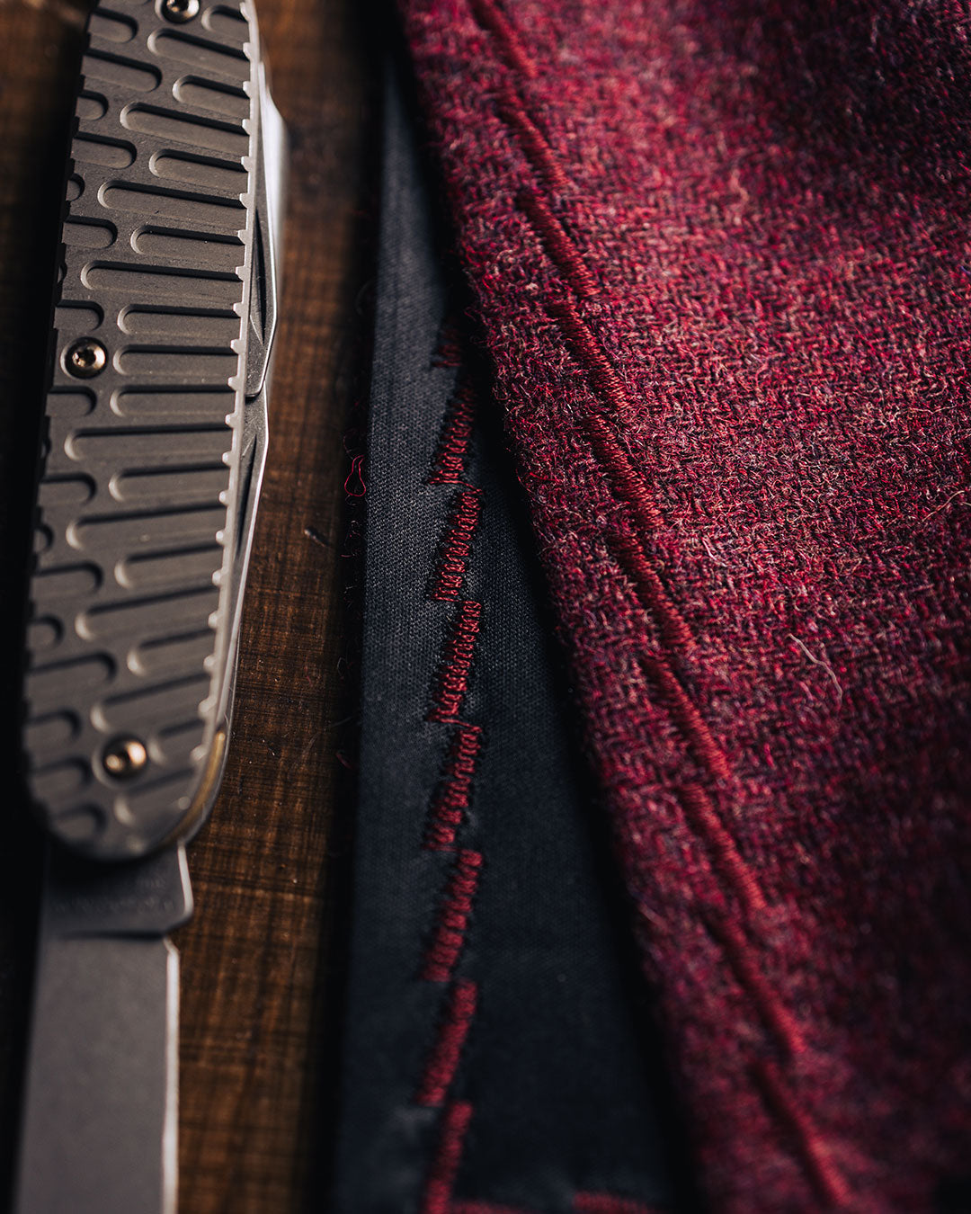 EDC Hank | Bordeaux | Tweed | 100% Shetland Wolle