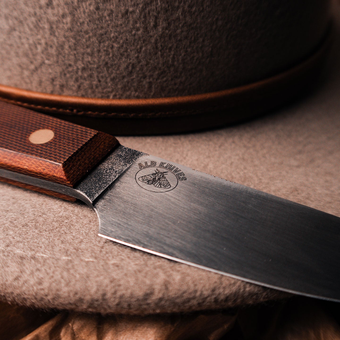 RMC x Albknives | Coffin Nail v1 | Vintage Micarta