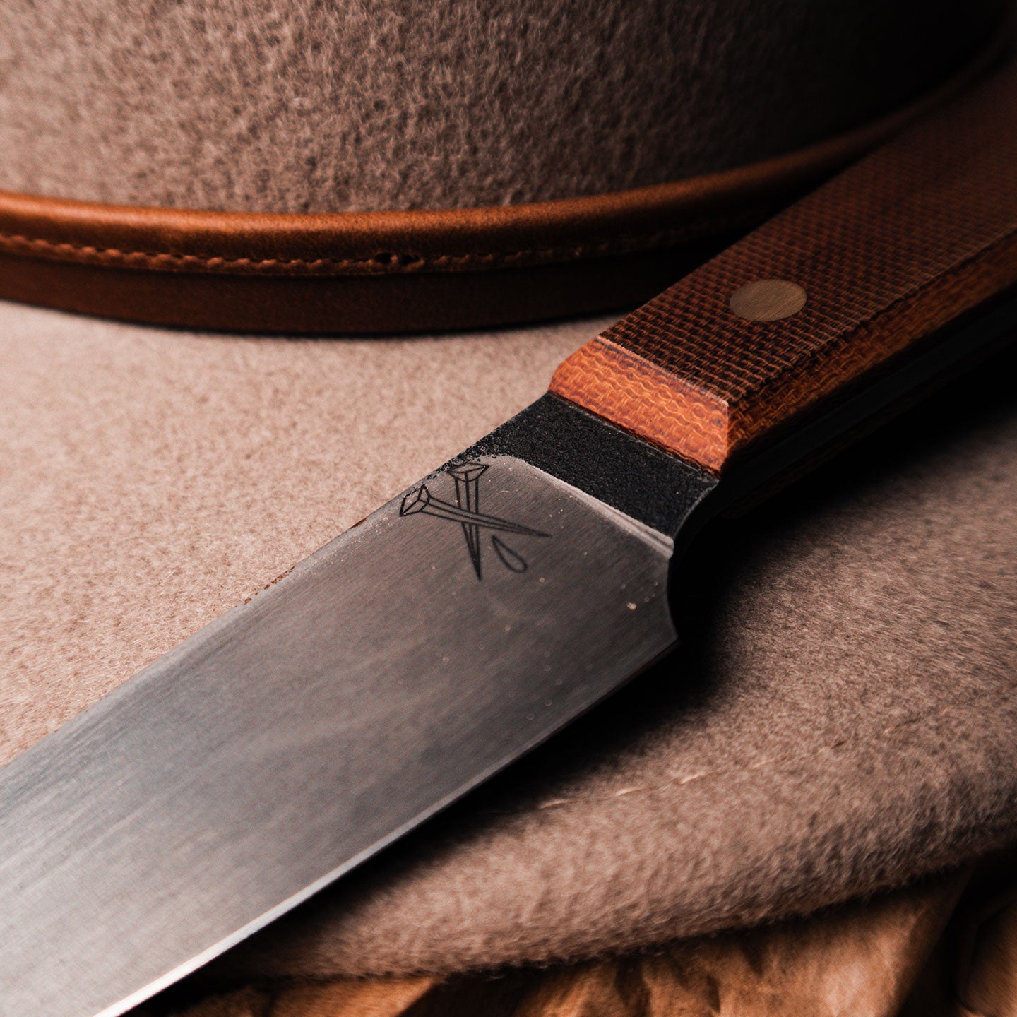 RMC x Albknives | Coffin Nail v1 | Vintage Micarta
