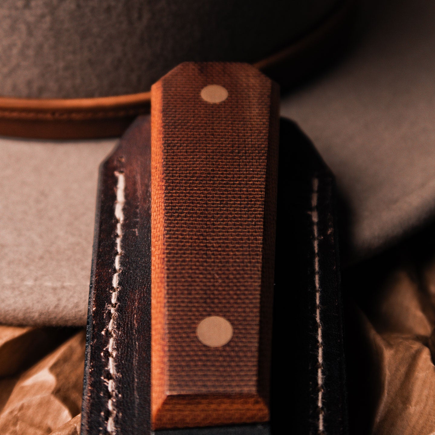 RMC x Albknives | Coffin Nail v1 | Vintage Micarta