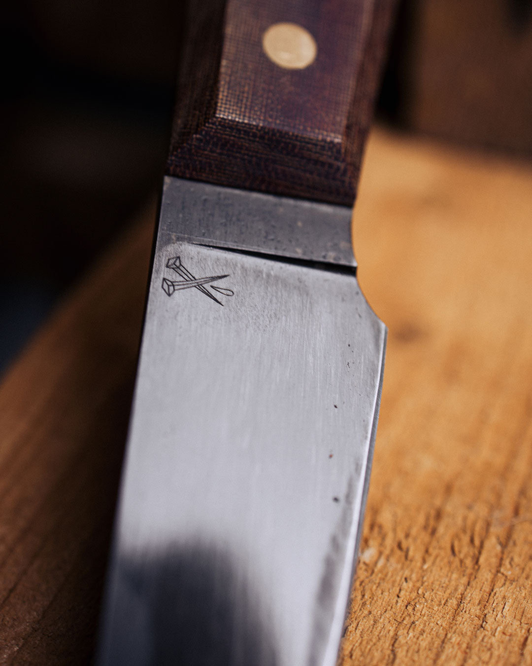 RMC x Albknives | Coffin Nail v2 | Vintage Micarta