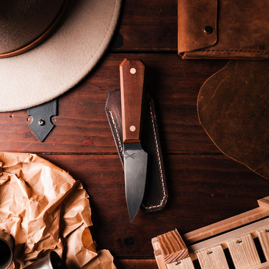 RMC x Albknives | Coffin Nail v1 | Vintage Micarta