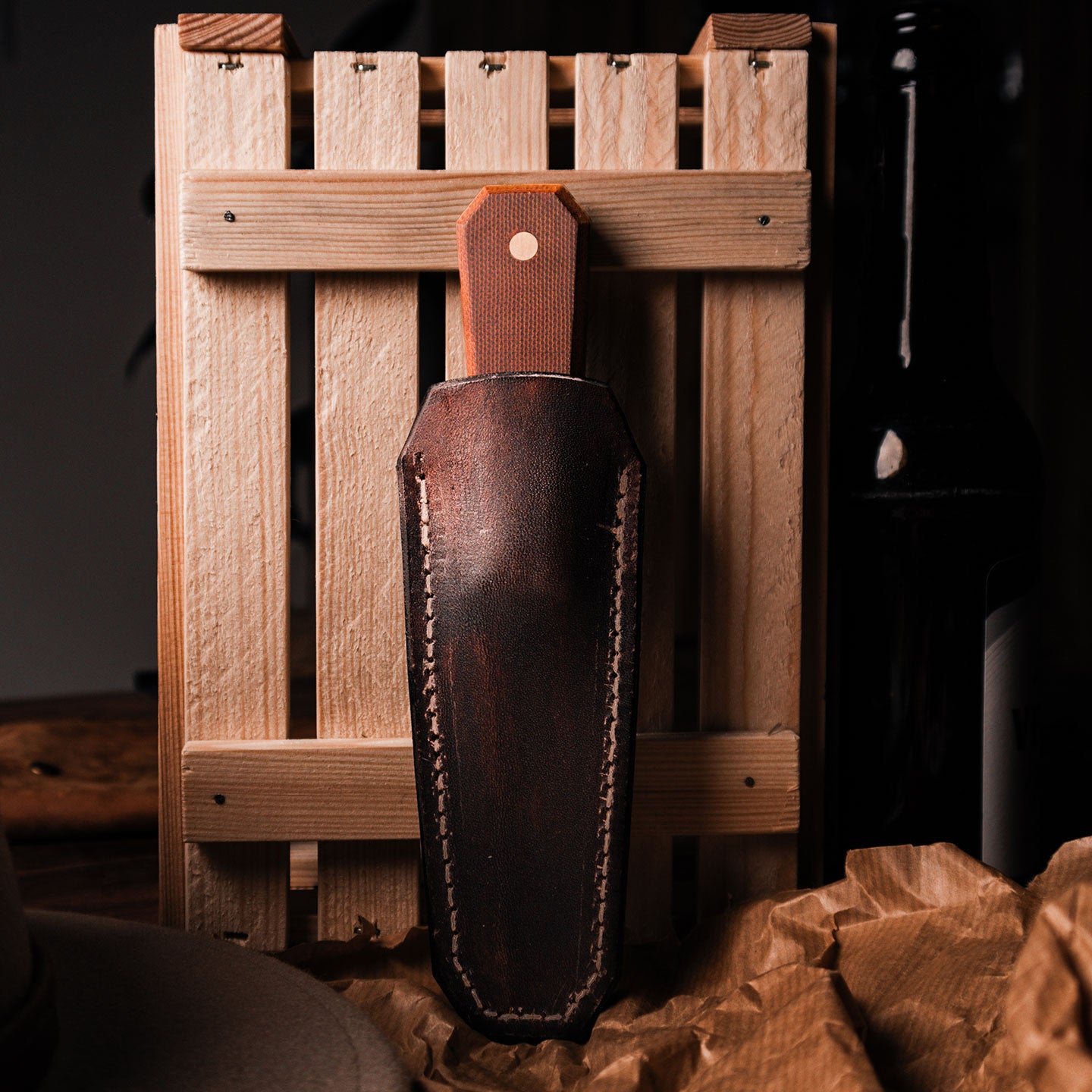 RMC x Albknives | Coffin Nail v1 | Vintage Micarta