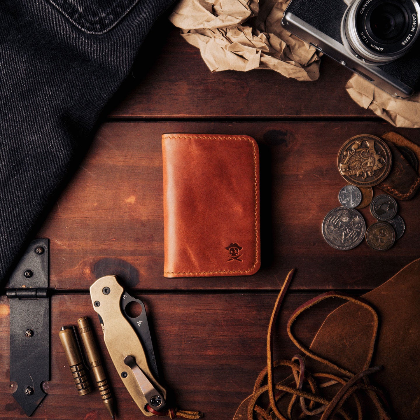 The Buccaneer | Slim Bifold Leather Wallet