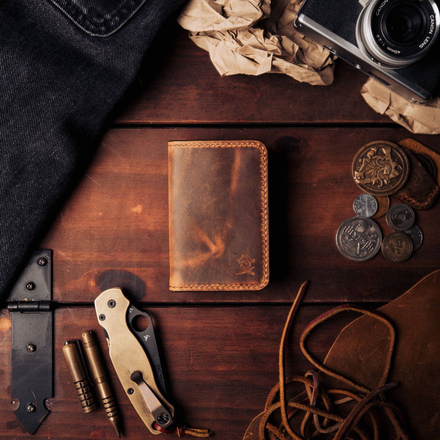 The Buccaneer | Slim Bifold Leather Wallet