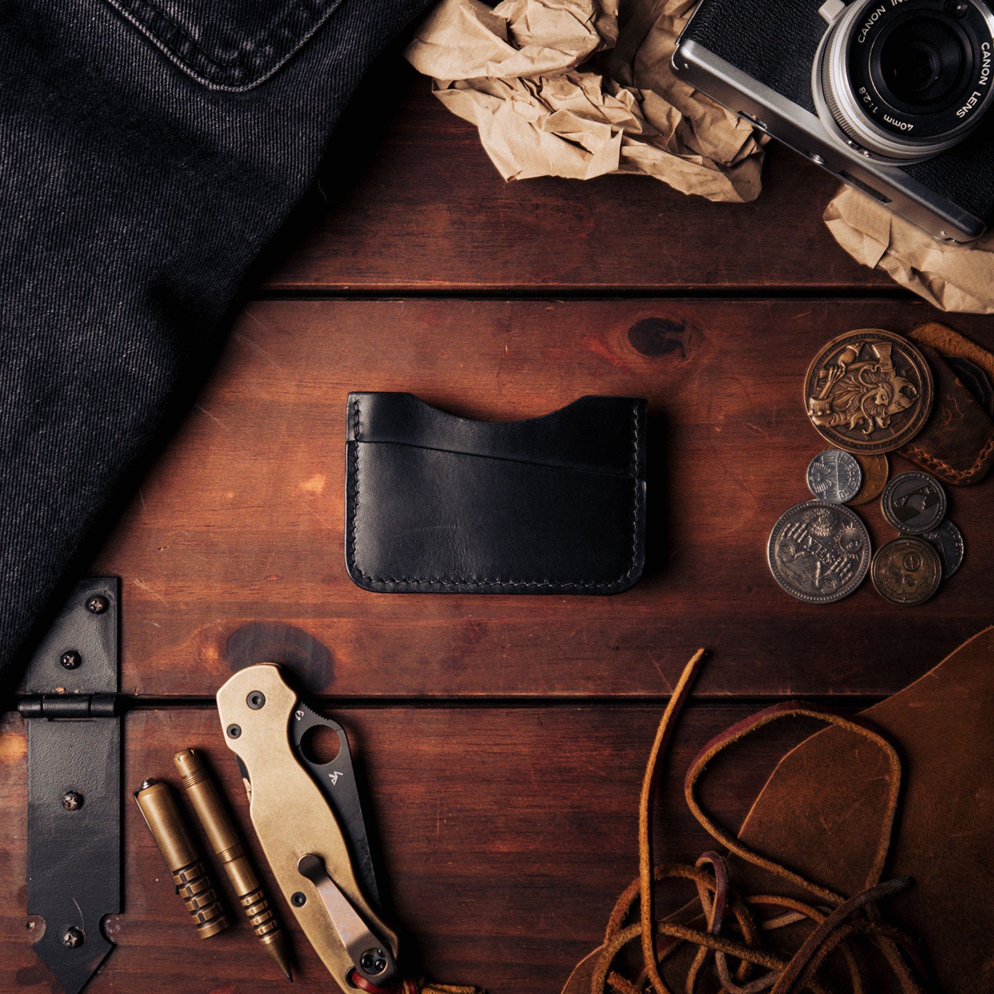 The Drunken Boatswain | Slim Leather Wallet