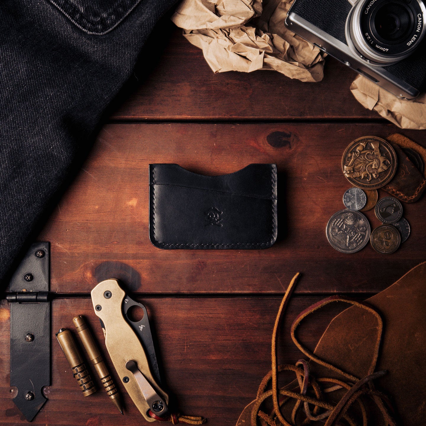 The Drunken Boatswain | Slim Leather Wallet