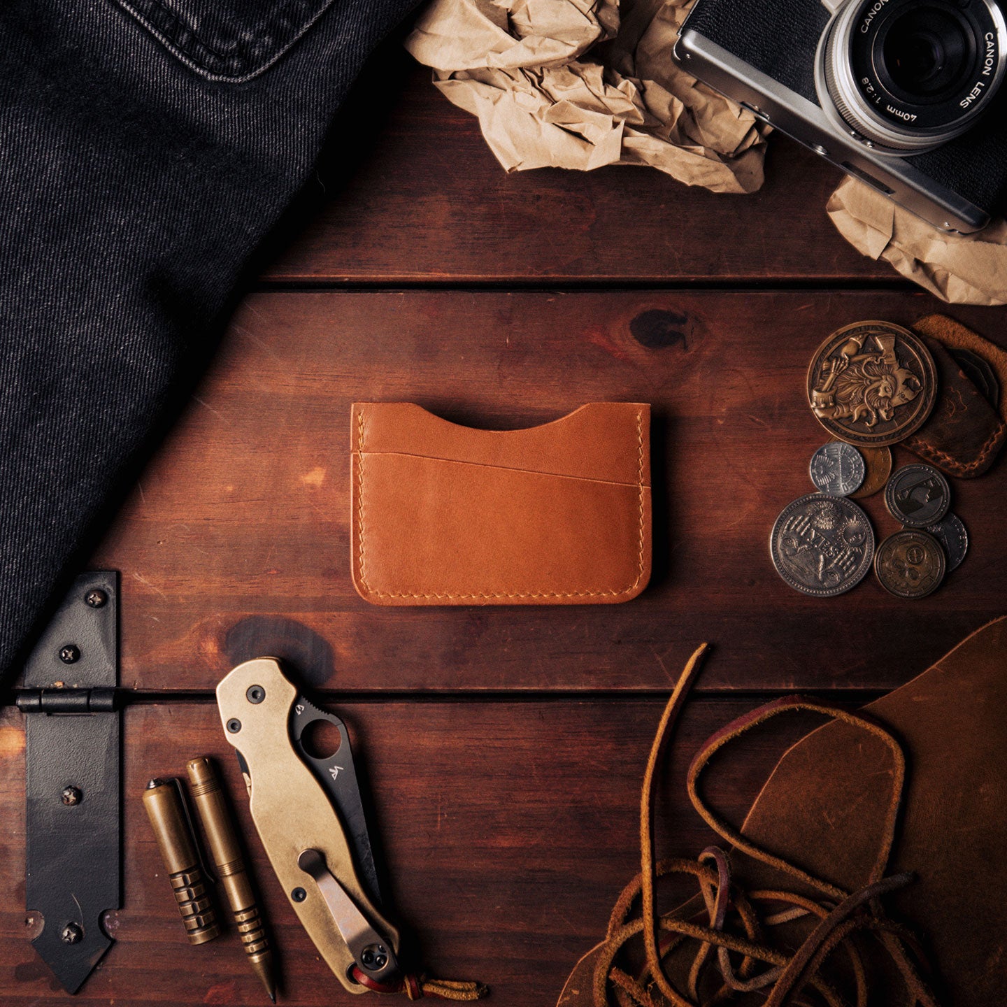 The Drunken Boatswain | Slim Leather Wallet