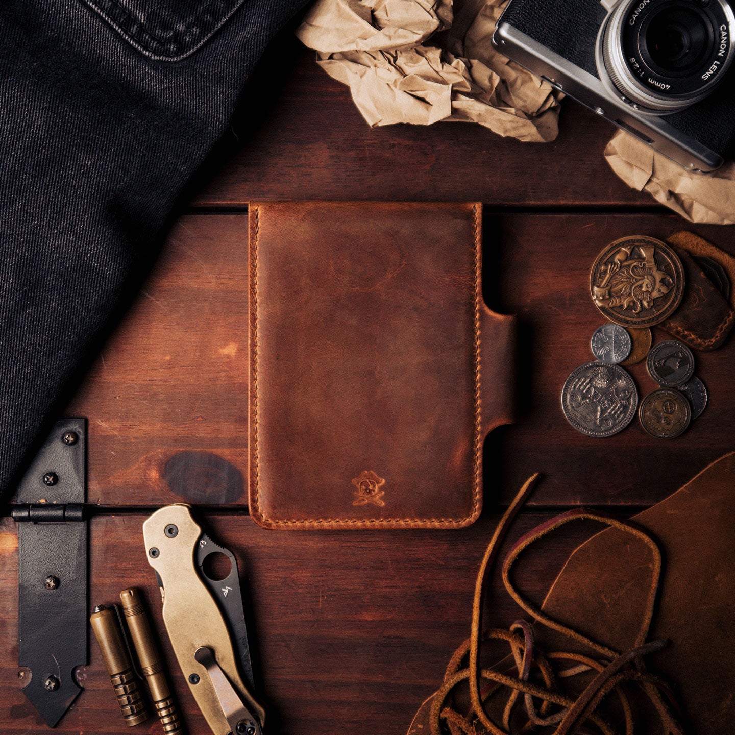 The Steersman | Velcro Journal Leather Cover