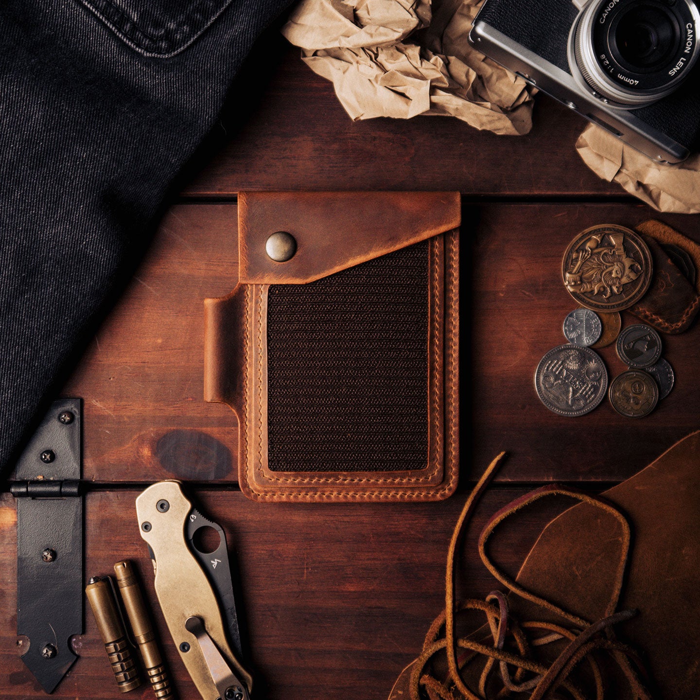 The Steersman | Velcro Journal Leather Cover