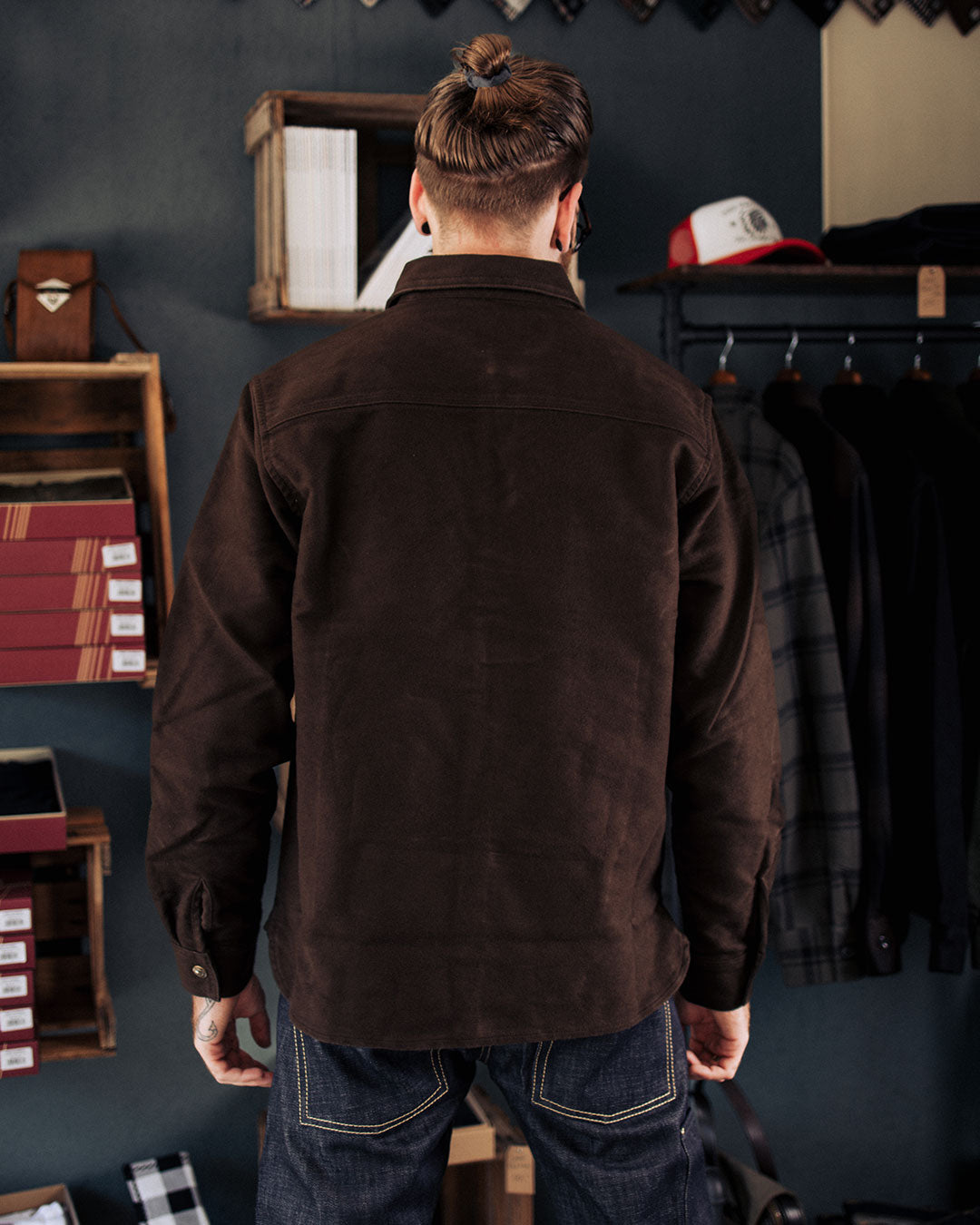 1943 CPO Shirt Moleskin | soil brown