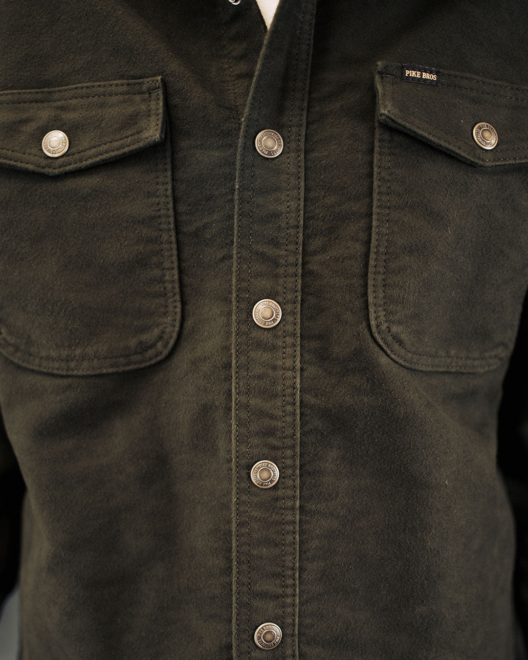 1943 CPO Shirt Moleskin | moss