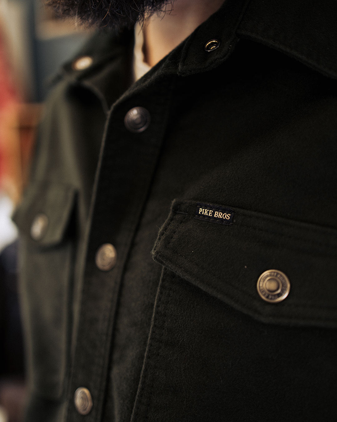 1943 CPO Shirt Moleskin | moss