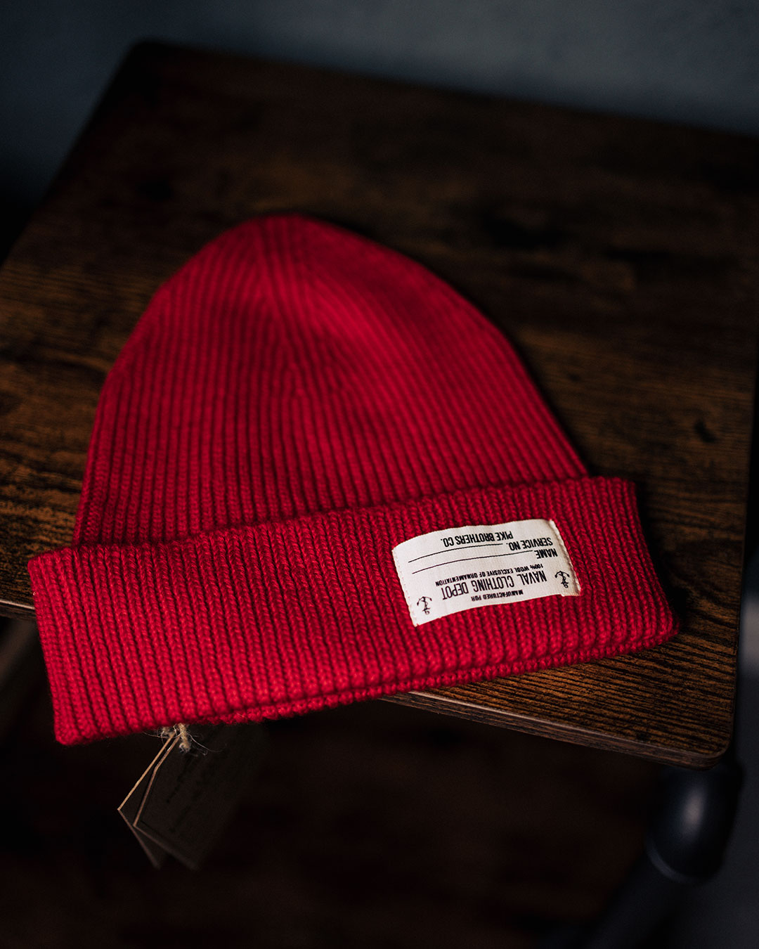 1944 USN Watch Cap | dark red