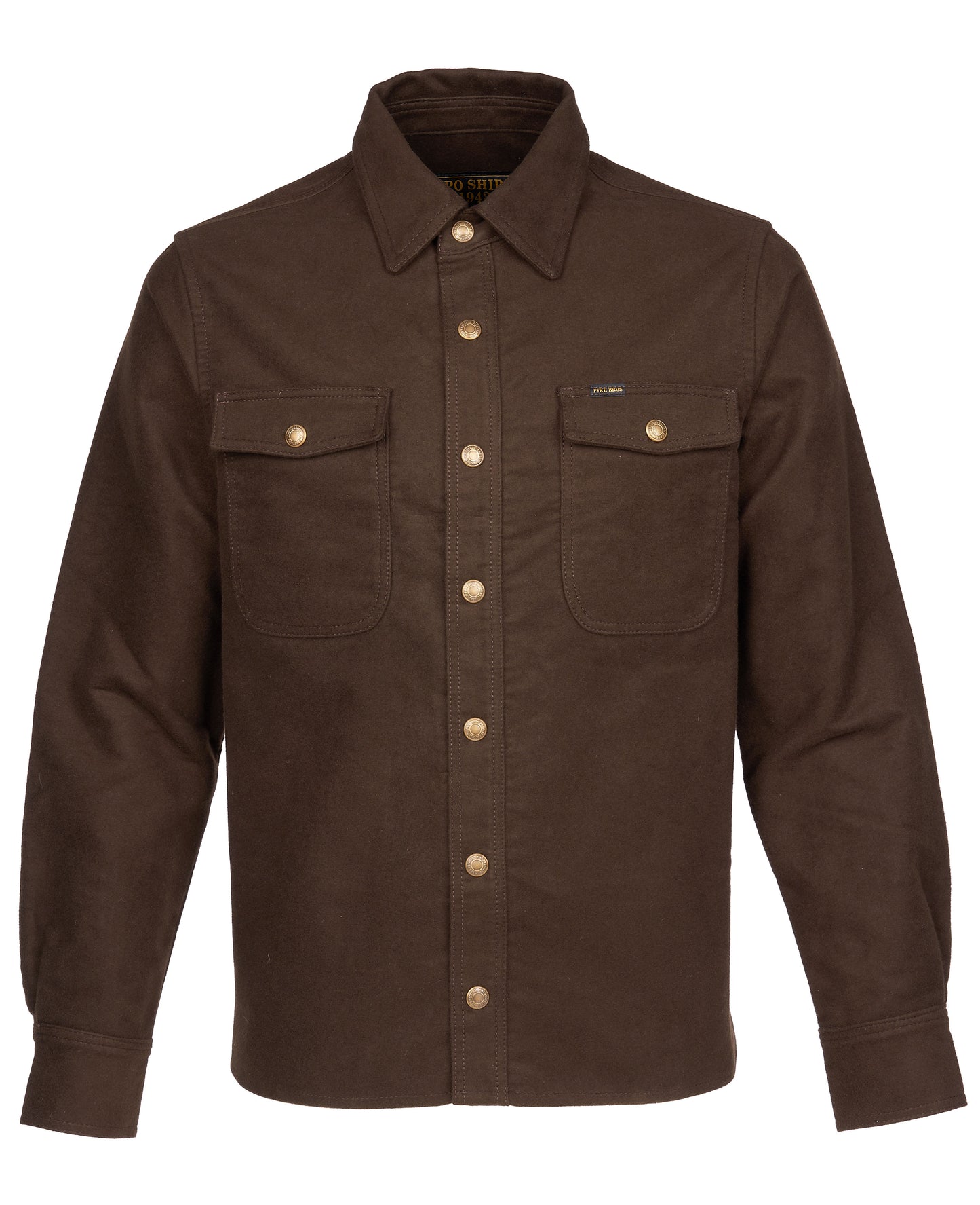 1943 CPO Shirt Moleskin | soil brown