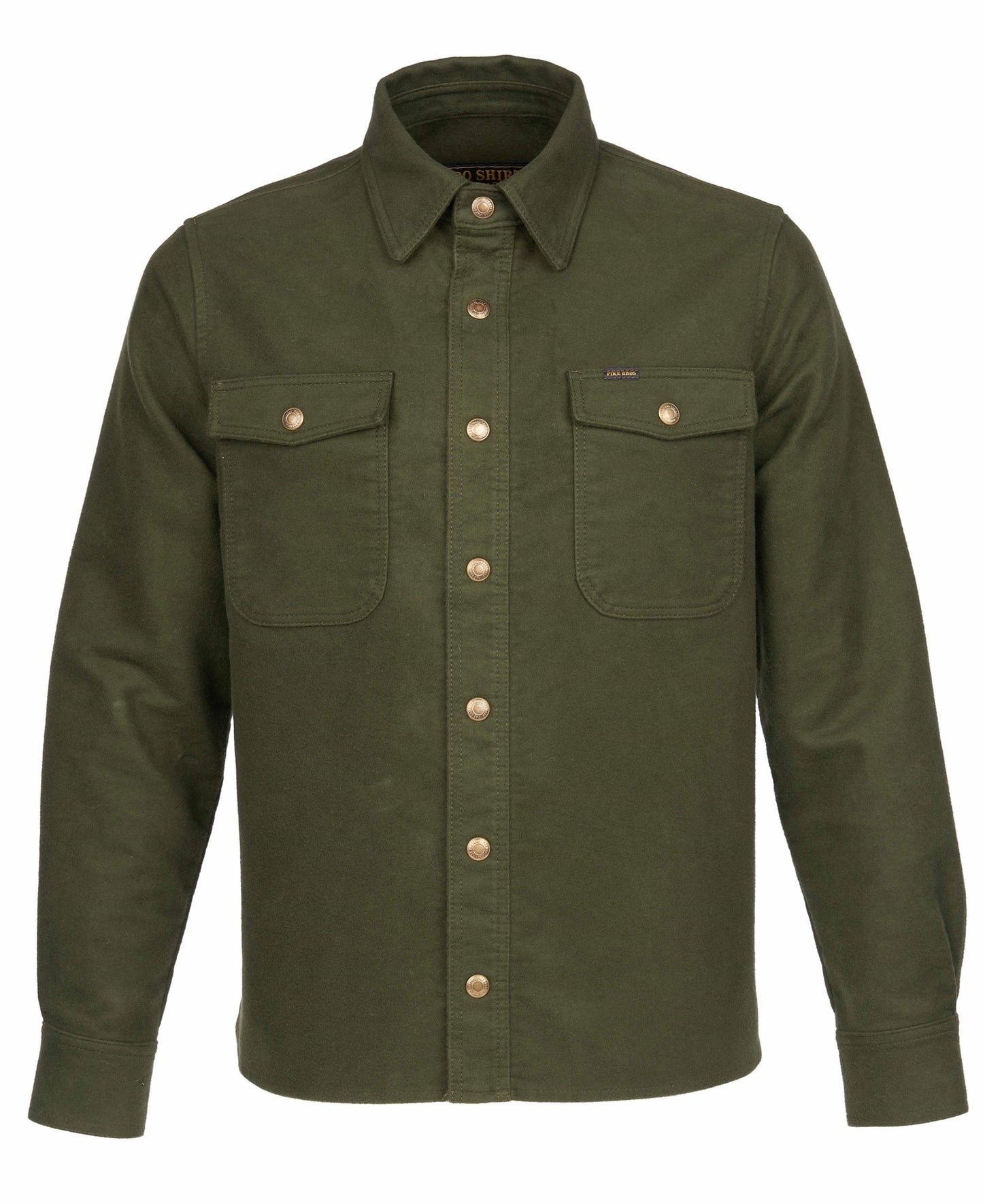 1943 CPO Shirt Moleskin | moss