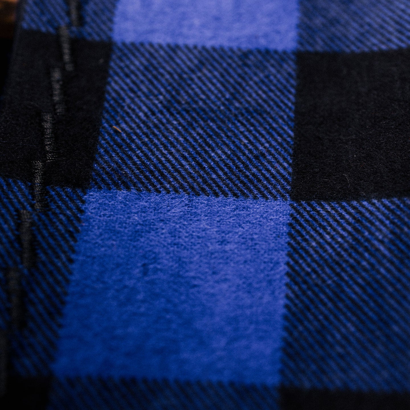 handkerchief | blue / black lumberjack check | flannel