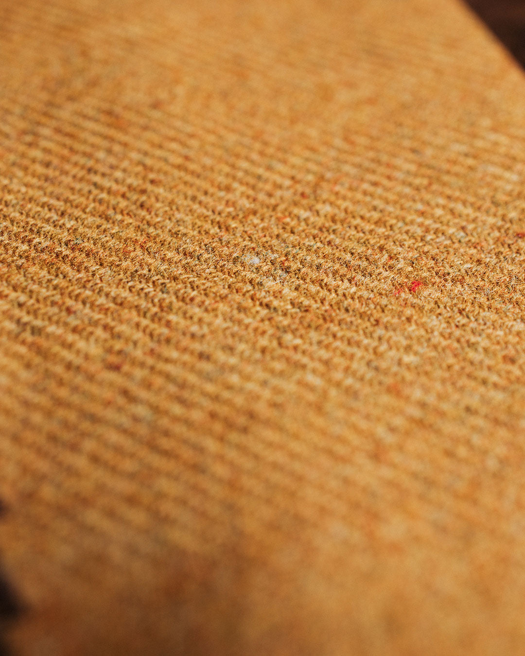 handkerchief | mottled mustard yellow | merino wool