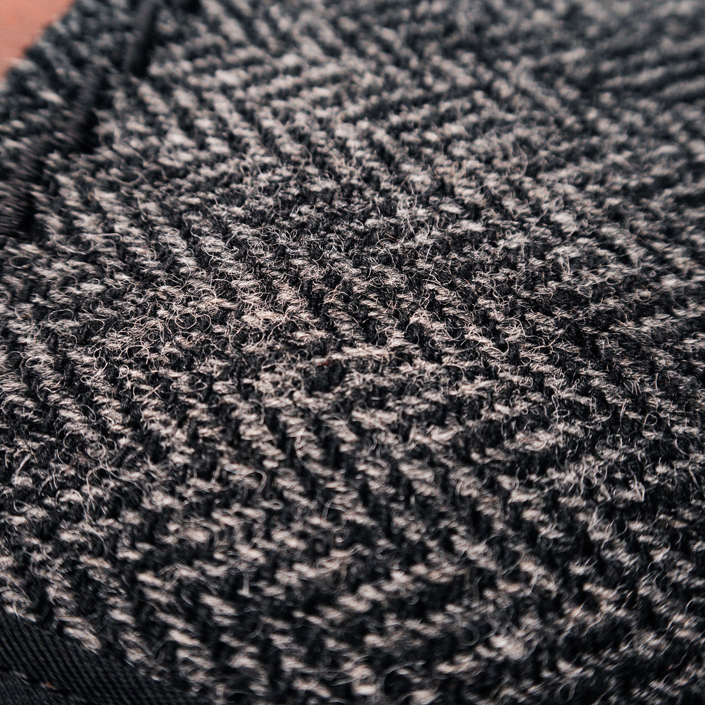 handkerchief | gray herringbone | shetland tweed