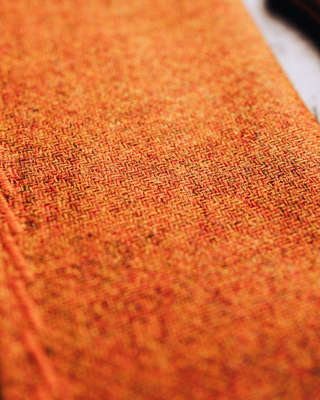 EDC Hank | Orange | Tweed | 100% Shetland Wolle
