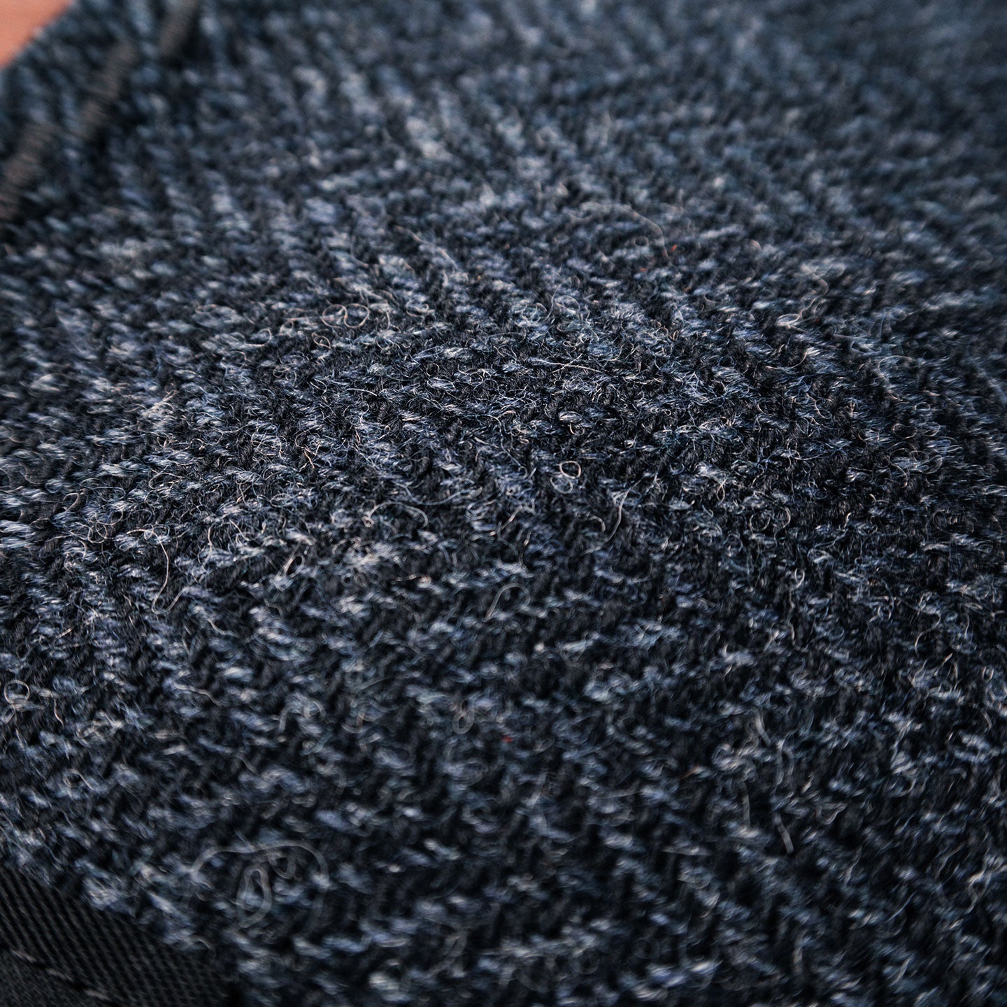 handkerchief | blue herringbone | shetland tweed
