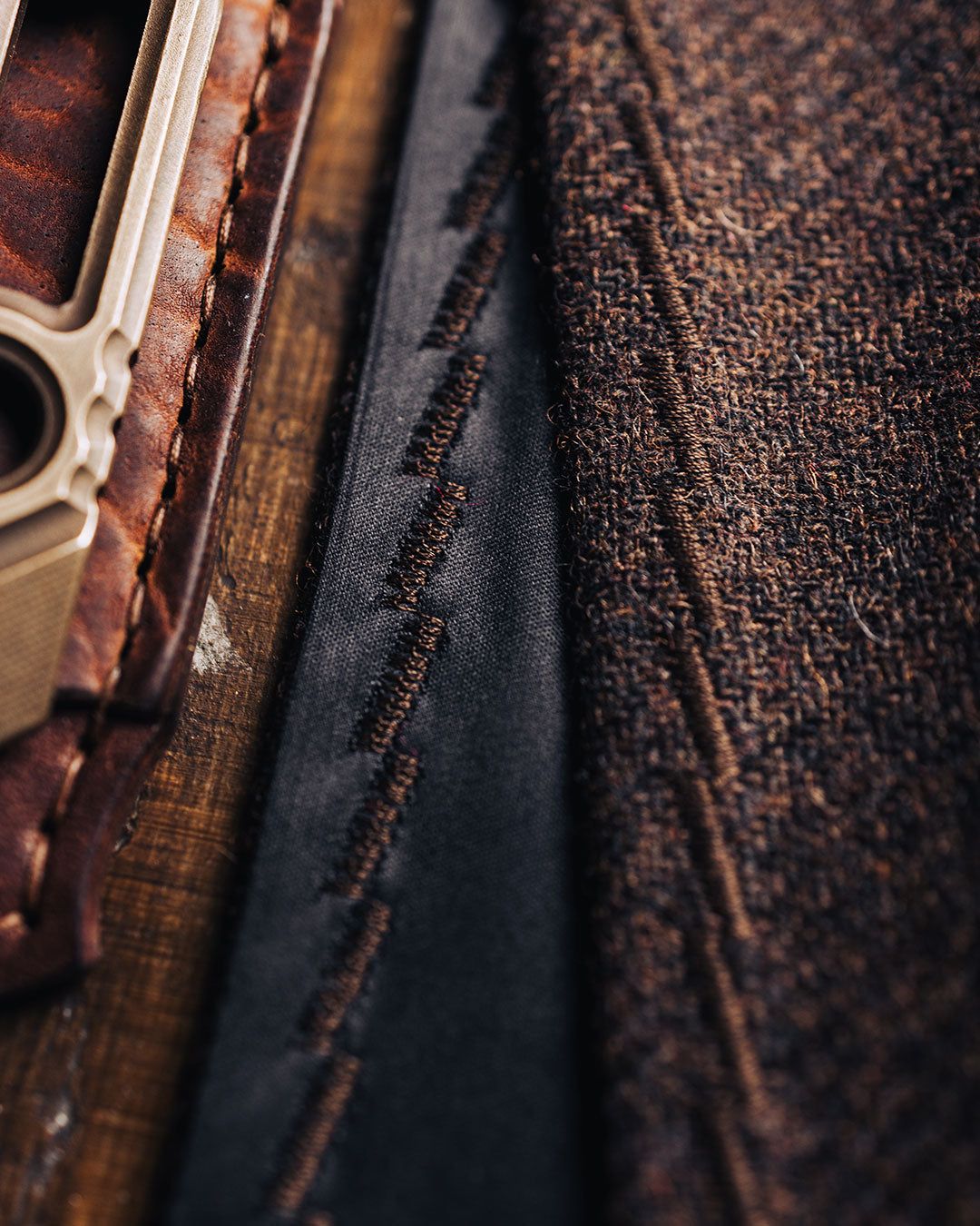 EDC Hank | Brown | Tweed | 100% Shetland Wool
