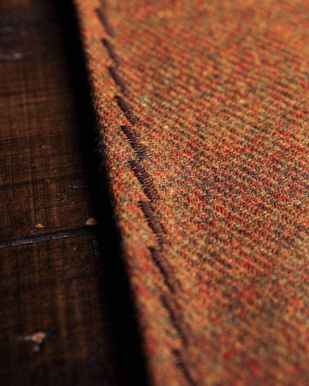 handkerchief | mottled orange | merino wool