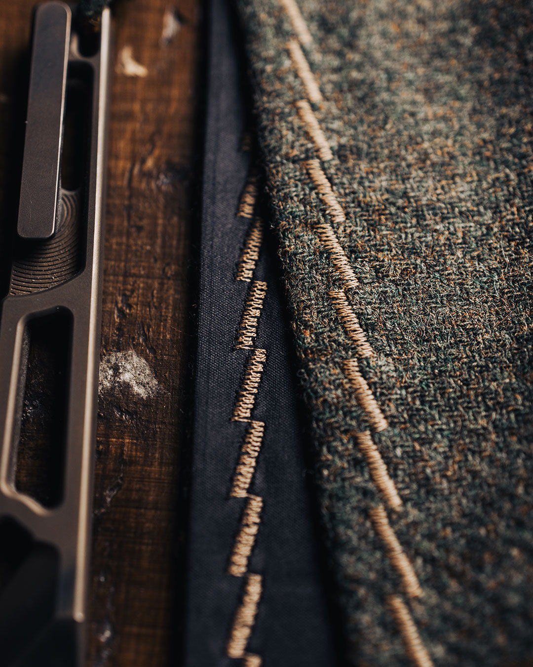 EDC Hank | OD Green | Tweed | 100% Shetland Wool