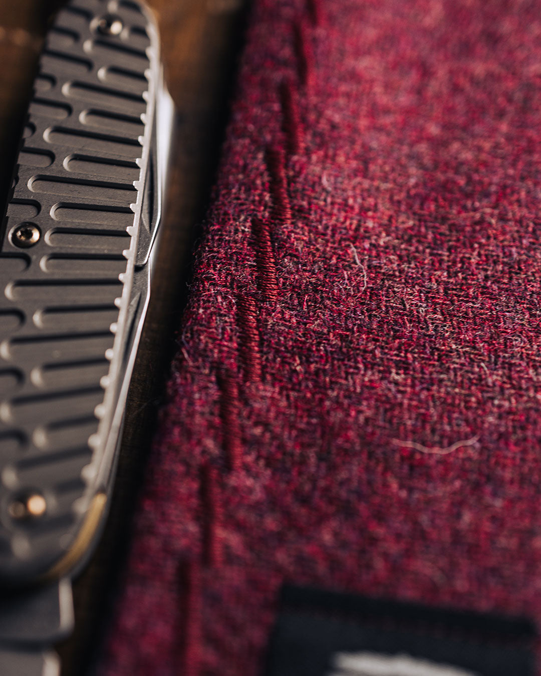 EDC Hank | Bordeaux | Tweed | 100% Shetland Wolle