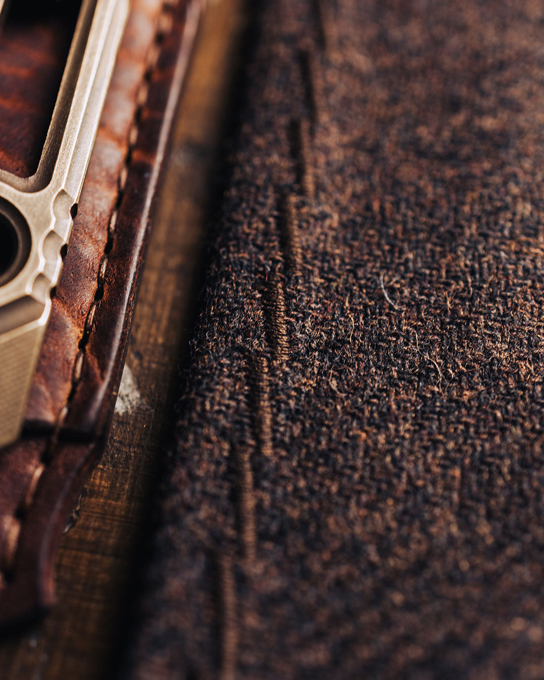 EDC Hank | Brown | Tweed | 100% Shetland Wool