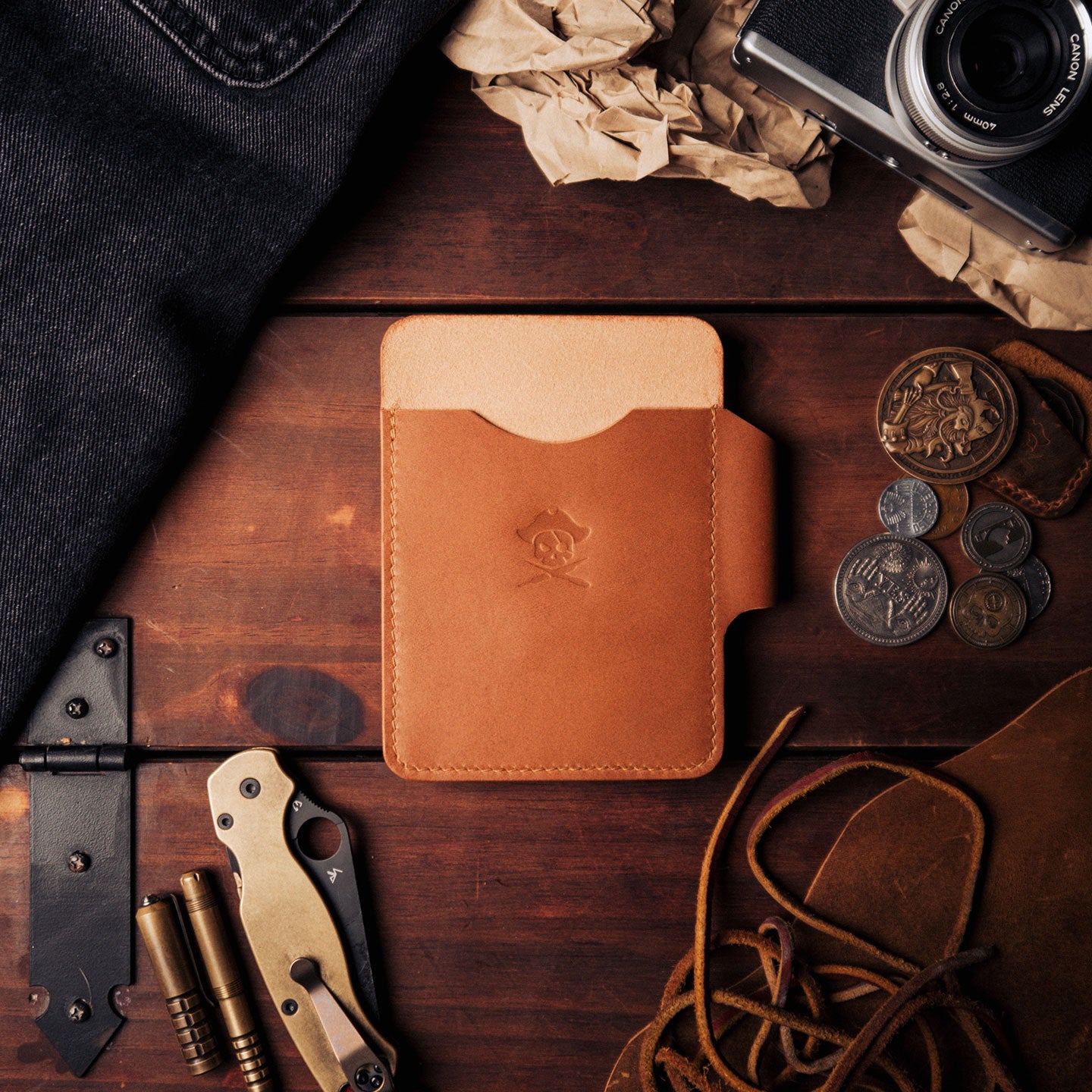 The First Mate Fatty | EDC Leather Organizer [with pen loop]