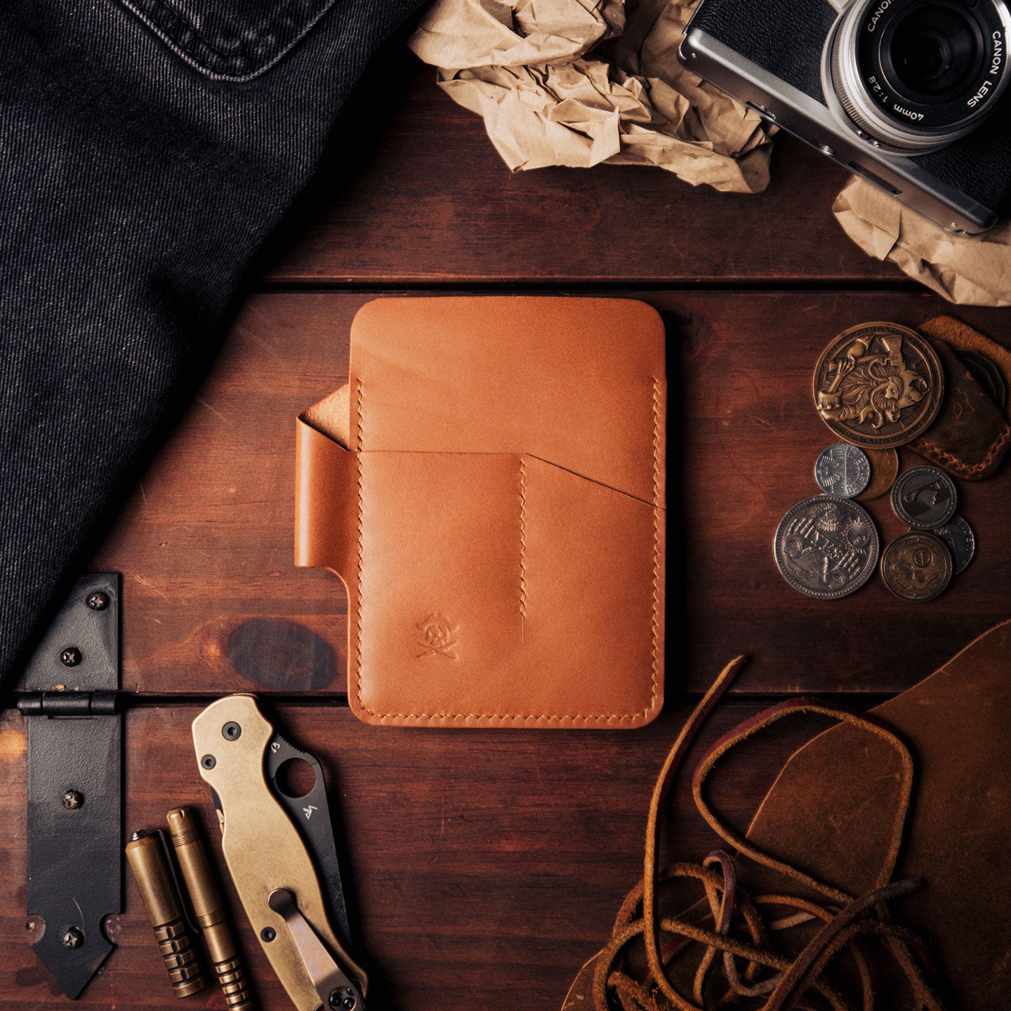 The First Mate Fatty | EDC Leather Organizer [with pen loop]