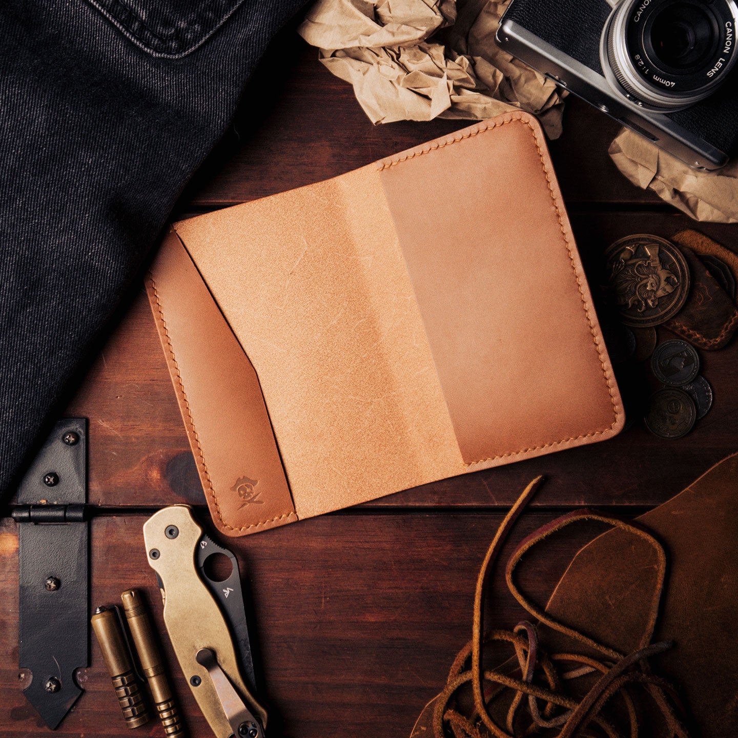 The Navigator | Field Notes Leather Cover [no pen loop]