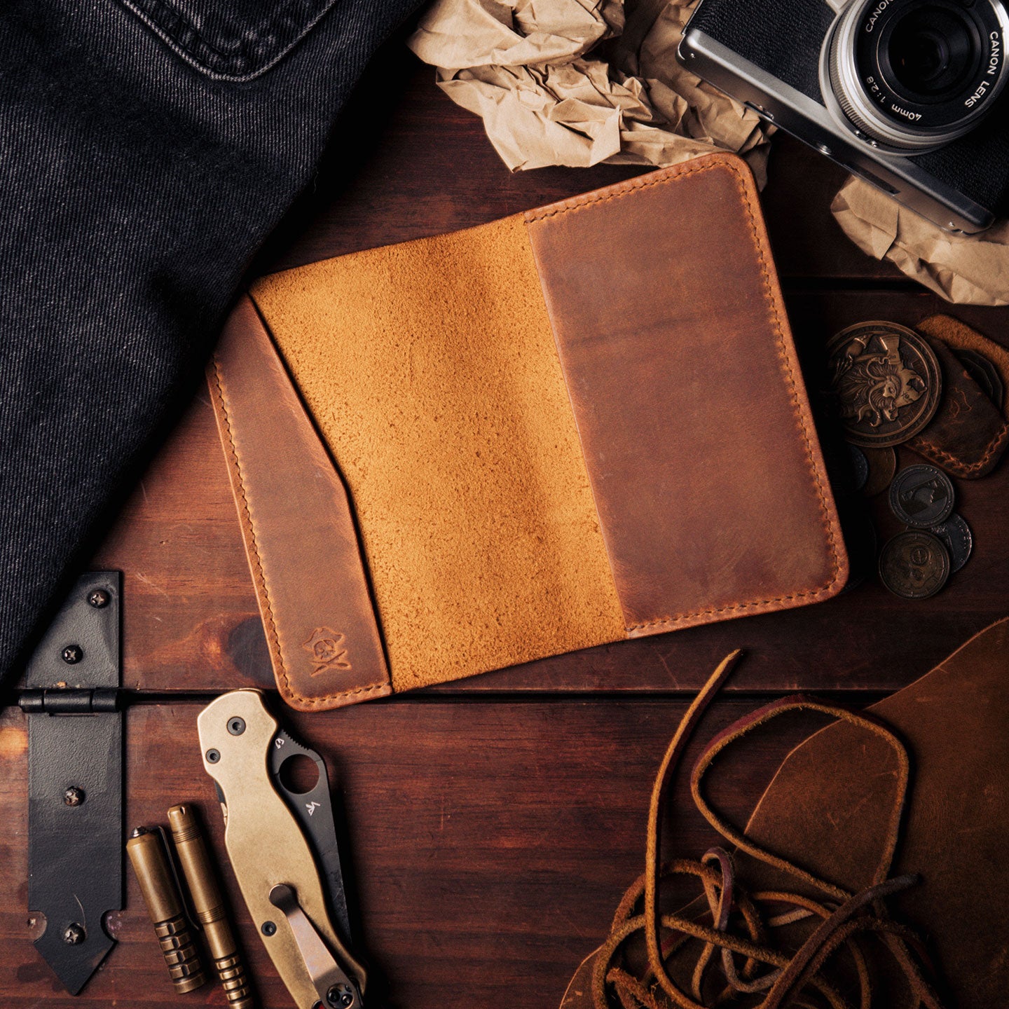 The Navigator | Field Notes Leather Cover [no pen loop]